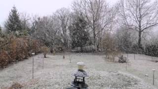 preview picture of video 'Chute de neige assez abondante à 16h35 le 30/01/2015'