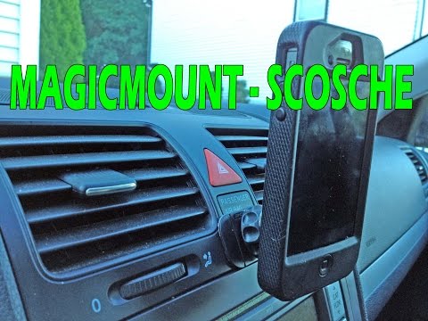 Magic Mount Magnetic for Smartphones - SCOSCHE - demonstration