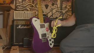 Video thumbnail for Purple Sparkle Telecaster: Squier Classic Vibe 70's Deluxe: #AndertonsMadeMeDoIt + Buyers Remorse? by Simon NotThePieman