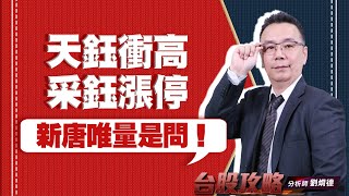 天鈺衝高，采鈺漲停！新唐唯量是問！ (圖)