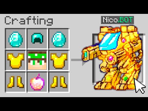 MINECRAFT BUT I BECOME A MEGA ROBOT!