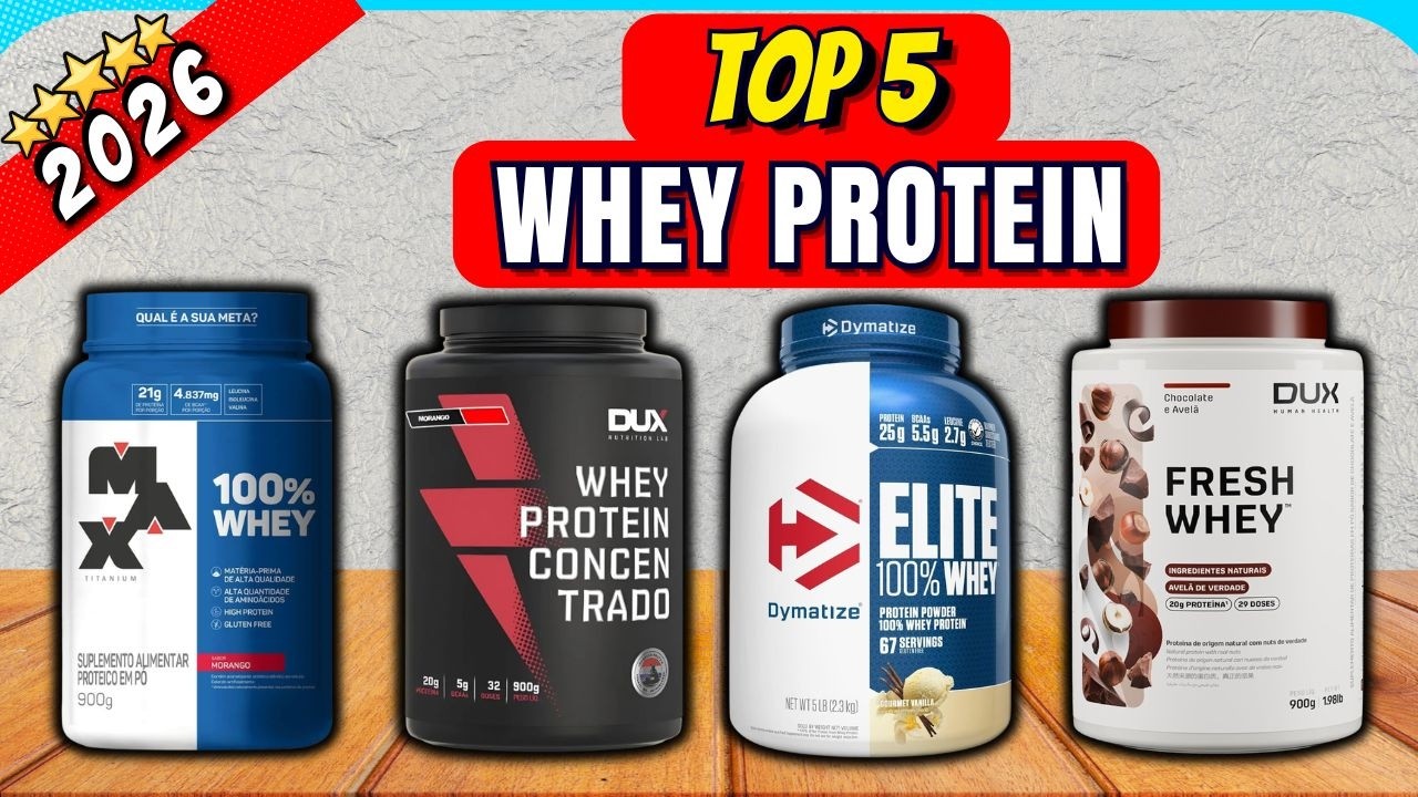 Miniatura da avaliação em vídeo de Whey Protein Concentrado DUX HUMAN HEALTH 1.8kg Chocolate Branco