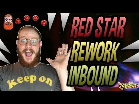 Red Star Rework Finally Coming Soon! - Marvel Strike Force - MSF