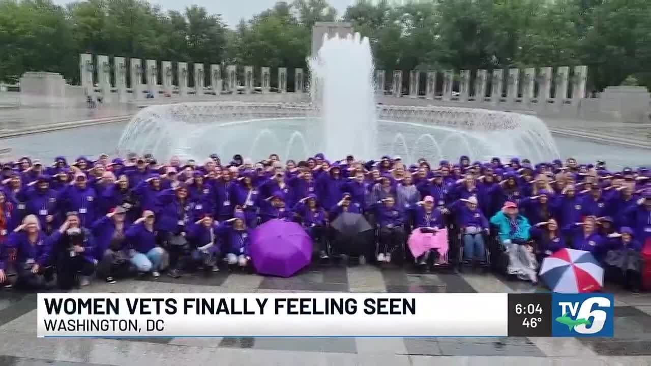 ‘It feels good to be seen’: Veterans honored on UP Women of Valor Flight