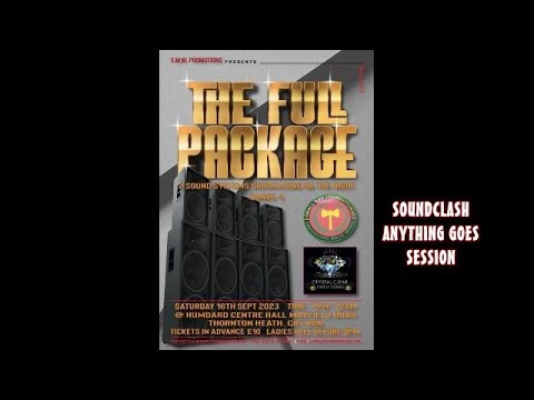 Small Axe International Vs Crystal Clear @ Humdard Centre Hall. Croydon. Saturday 16th Sept 2023.