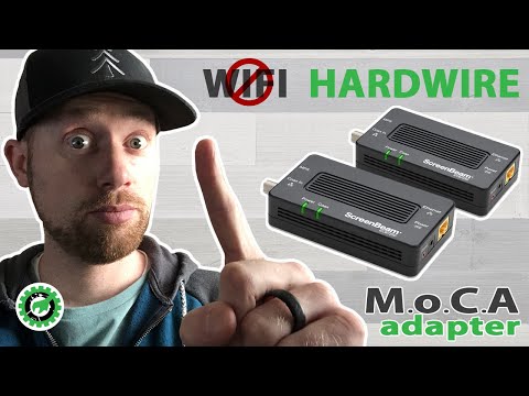 [MoCA] Get Hardwired Internet WITHOUT Existing Ethernet Wiring: MoCA 2.5 Adapter: (COAX to Ethernet)