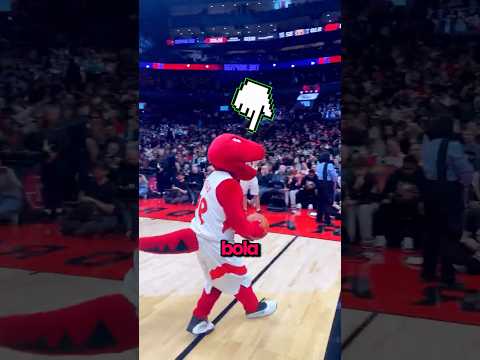 Esse Garoto IMPRESSIONOU o Mascote! 😱🏀#basketball