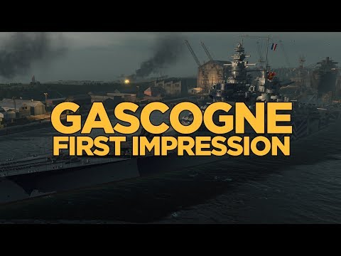 World of Warships - Gascogne First Impression