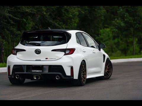 New Wheels and Eibach Sportline Springs for the GR Corolla!
