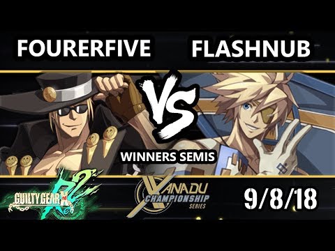 XCS FGC GGXRD2 -  fourerfive (Johnny) Vs. LHBA | Flashnub (Sin) Guilty Gear XRD Rev 2 Winners Semis