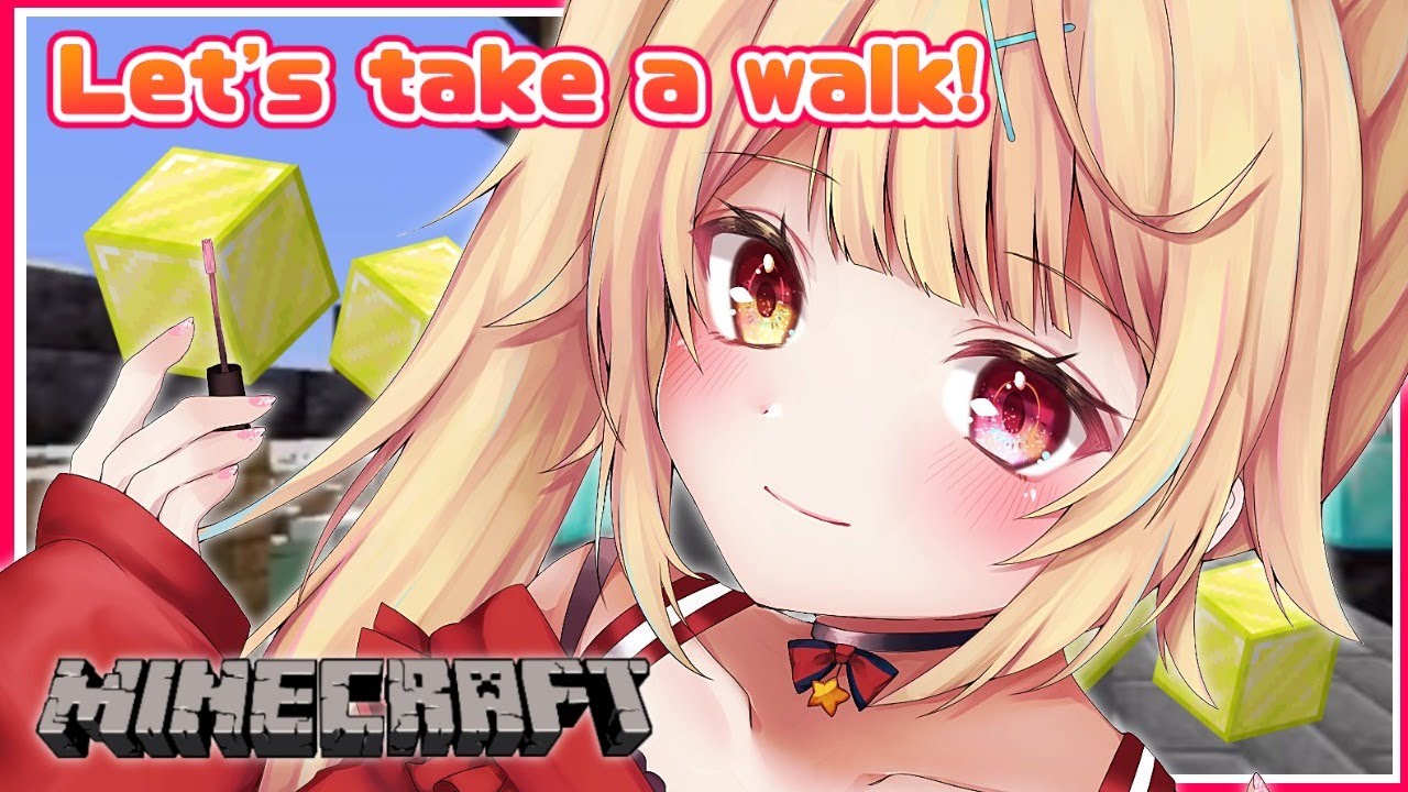 【MINECRAFT】Who is free now ~? Let's talk and take a walk !【星川サラ/にじさんじ】