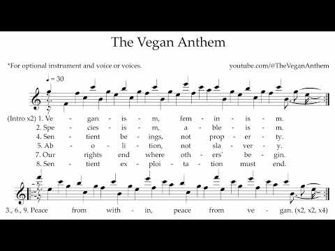 The Vegan Anthem