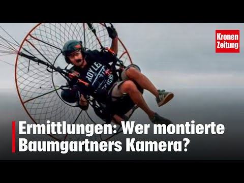 Ermittlungen: Wer montierte Baumgartners Kamera? | krone.tv NEWS