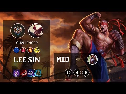 Lee Sin Mid vs Lulu - EUW Challenger Patch 10.7