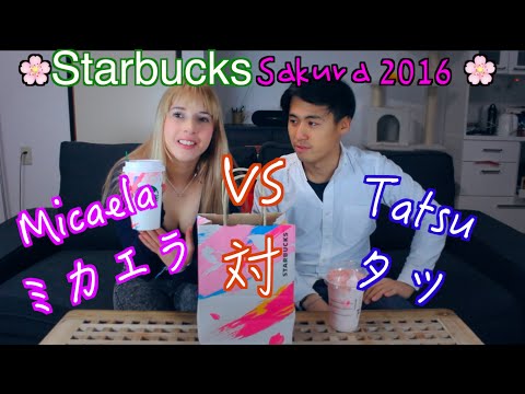 2016 Starbucks Sakura Drinks are HERE! 商品紹介対戦！プロのカメラマン対ユーチューバー! (2016 Starbucks Sakura Drinks are HERE! 商品紹介対戦！プロのカメラマン対ユーチューバー!)