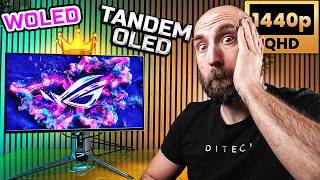 Tandem WOLED 🔥 ASUS PG27AQWP-W con 540Hz, 720Hz y brillo récord en HDR