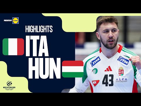Italy vs Hungary | Highlights | Men's EHF EURO 2026