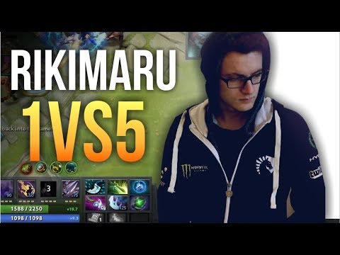 Miracle Carry Rikimaru - 1 vs 5 Road to 10.000 MMR | Dota 2