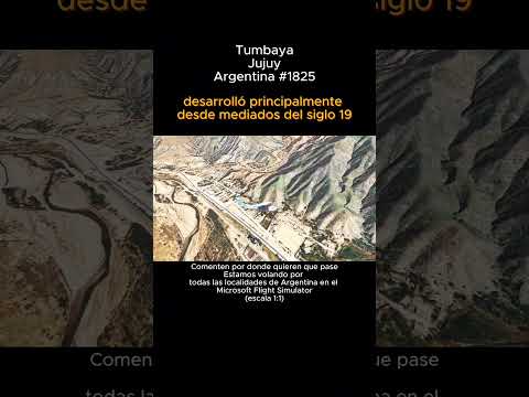 Tumbaya, Jujuy desde el Microsoft Flight Simulator #tumbaya #jujuy #argentina #Msfs2024