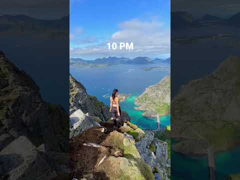 Norway, the land where the sun never sets*! Would you visit? *summer #norway #midnightsun #travel