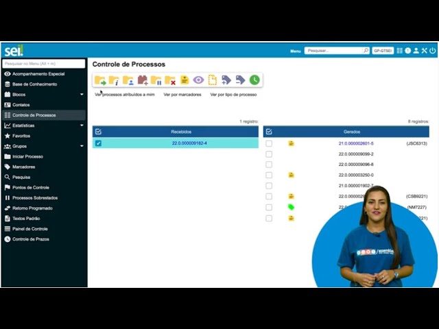 Como enviar um processo para outro setor?