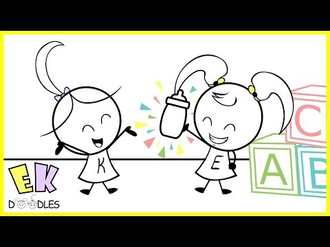 Emma & Kate "Milk Coma" - EK Doodles Funny Cartoon Animation Video