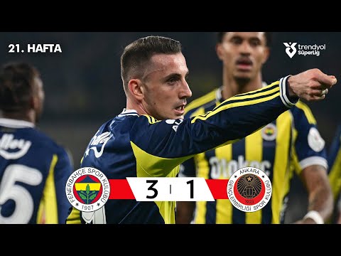 Fenerbahçe (3-1) Gençlerbirliği - Highlights/Summary | Trendyol Süper Lig - 2025/26