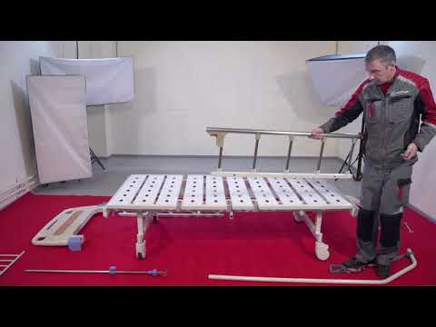 Инструкция по сборке медицинской функциональной механической кровати 'Армед' FS 3023