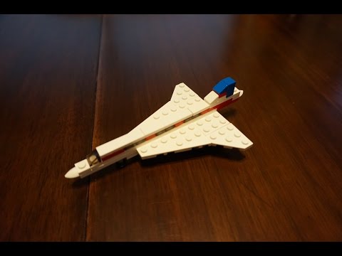 Lego Concorde How-To Build / Aerospatile Micro Lego