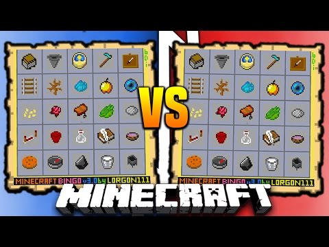 LUCK VS LUCK! | Minecraft SURVIVAL BINGO CHALLENGE #1