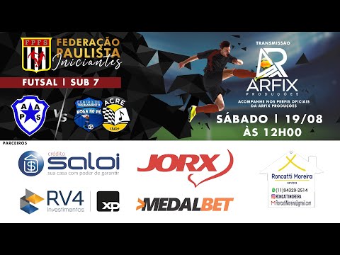 A.A PORTUÁRIOS x BOLA NO PE´/ACRE CLUBE - FUTSAL | SUB 07 - QUARTAS DE FINAIS