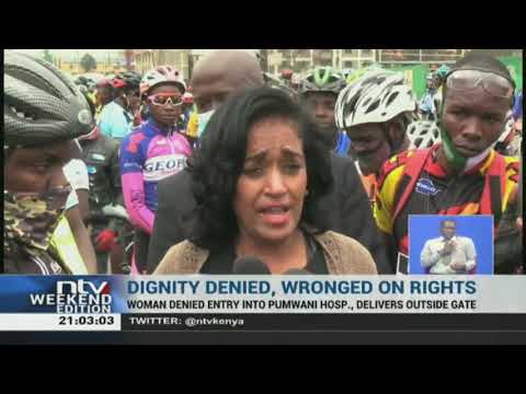 Viral video of woman giving birth outside Pumwani hospital's gate causes uproar