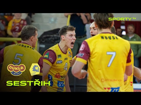 VK Dukla Liberec vs. VK Lvi Praha 3:2 | ČEZ Extraliga muži | SESTŘIH