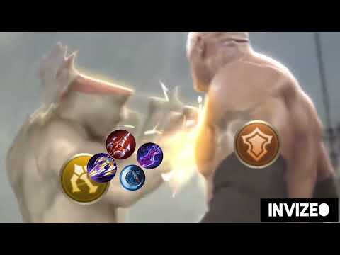 The Rock vs Ricardo Milos - Mobile legends version #therock #mega #shorts #mlbb