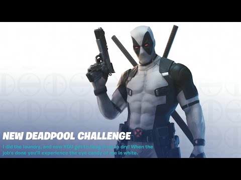 Find Deadpools shorts & Salute Deadpools pants Challenges - Fortnite
