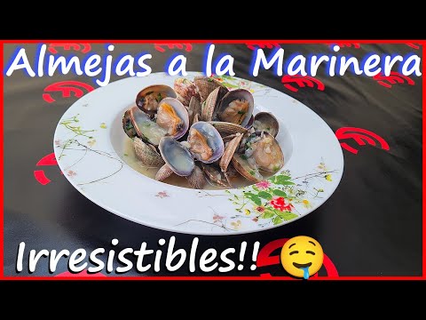 Almejas a la Marinera Jugosas y Fáciles 🤤 (Receta Española)