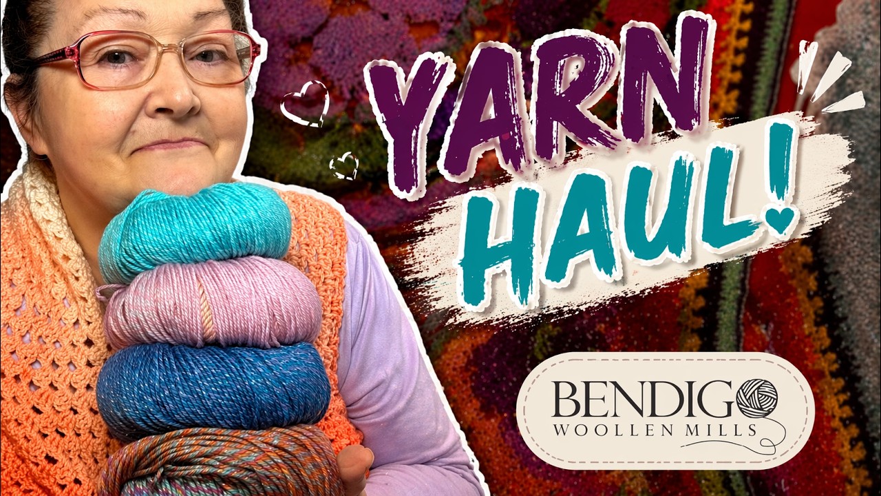 A New SPARKLY Yarn from Bendigo Woollen Mills