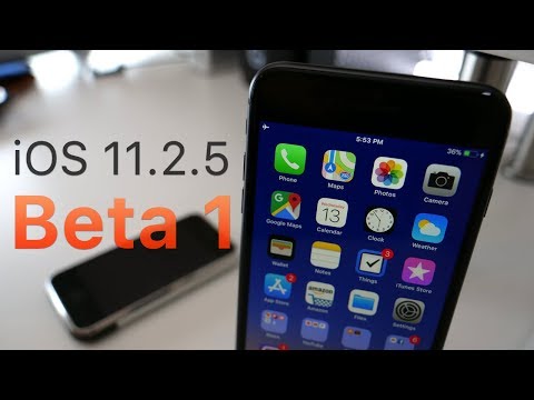 iOS 11.2.5 Beta 1 - What's New?