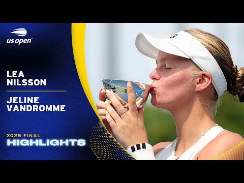 Lea Nilsson vs. Jeline Vandromme Highlights | 2025 US Open Final