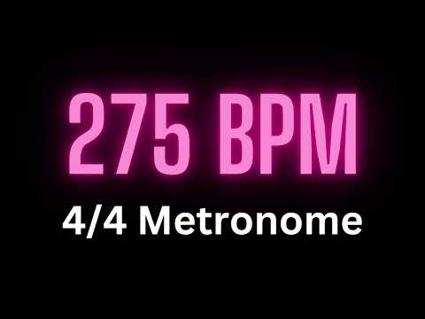 4/4 Metronome - 275 bpm