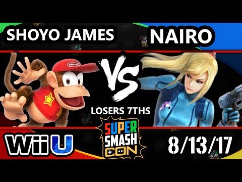 Smash Con 2017 Smash 4 - Shoyo James (Diddy Kong) Vs. NRG | Nairo (ZSS) Wii U L7
