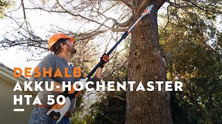 Akumulátorová vyvetvovacia píla-STIHL HTA 50, SET S 1X AK 20