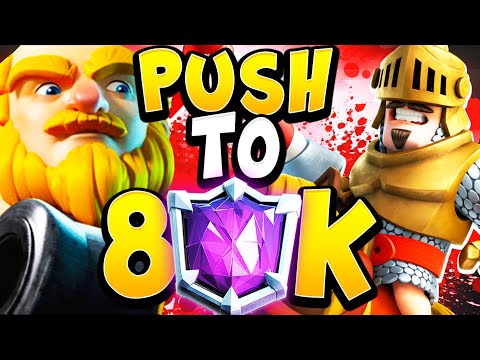 PUSHING to 8000 TROPHIES with BEST META DECK in CLASH ROYALE