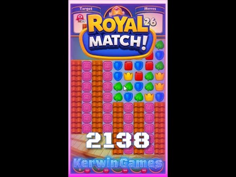 Royal Match Level 2138 - No Boosters Gameplay