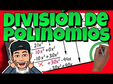 🔴 DIVISIÓN de POLINOMIOS | Explicado paso a paso