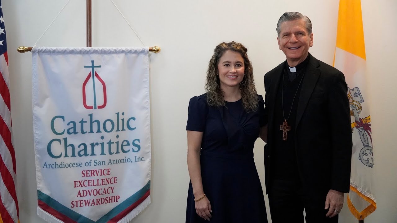 Press Conference of Catholic Charities of San Antonio announce new President/CEO