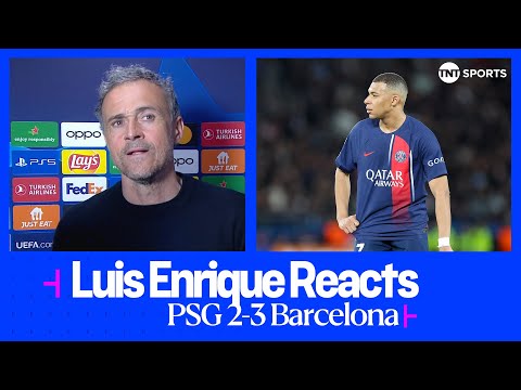 "IT WAS A PITY" | Luis Enrique | PSG 2-3 Barcelona | UEFA Champions League