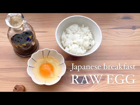 Raw Egg on Rice / Delicious Japanese Breakfast