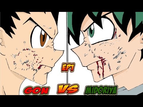 Midorya VS Gon PART 1 ( Motion-manga )