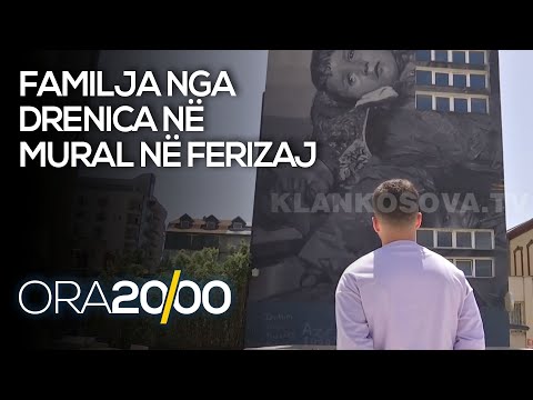 Familja nga Drenica në mural në Ferizaj - 23.06.2021 - Klan Kosova